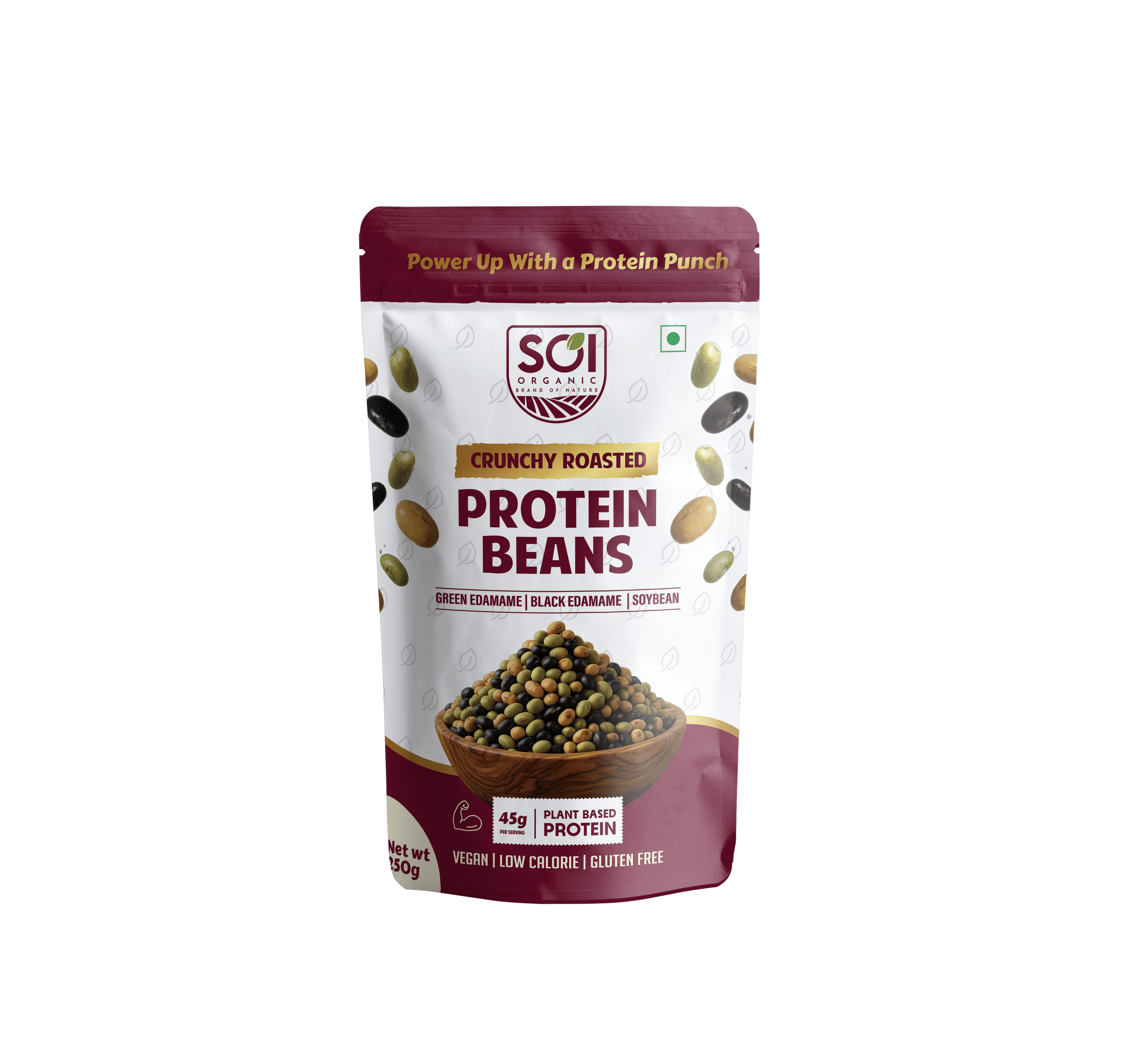 SOI Organic - Edamame (Edma Beans) - Crunchy Roasted Protein Beans