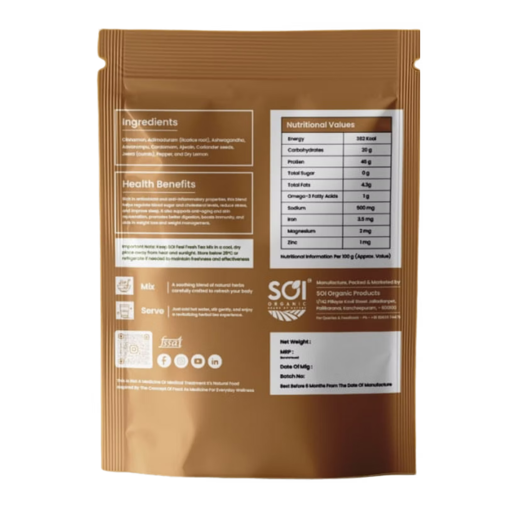 SOI Organic – Feel Fresh Tea