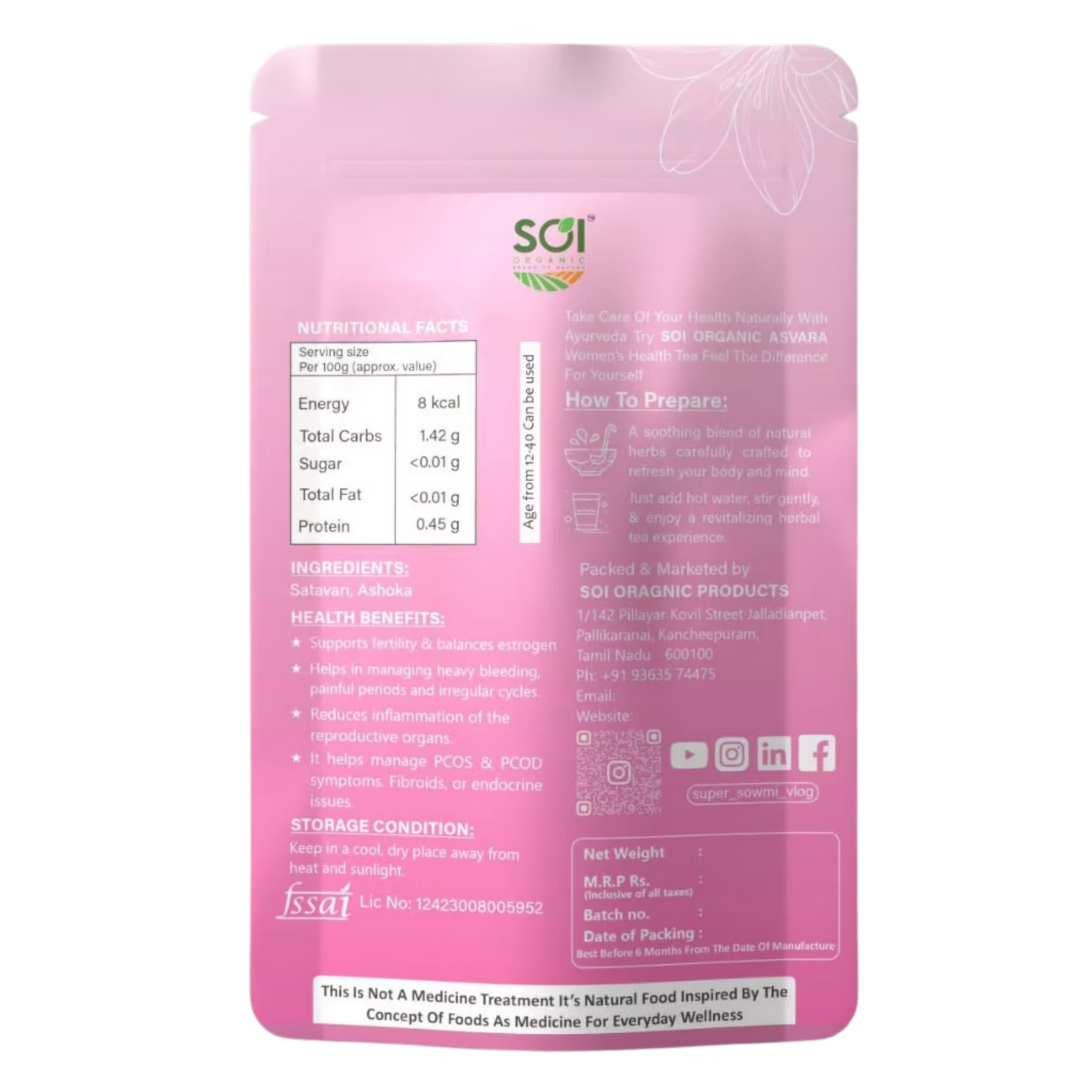 SOI Organic – Asvara